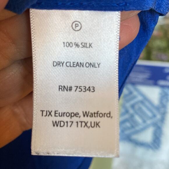 MAX STUDIO 100% silk 3/4 sleeve blouse - Picture 4 of 4